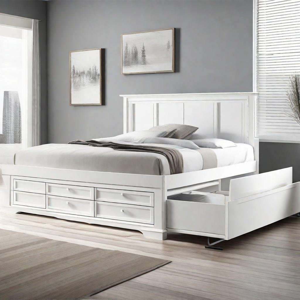 Exploring the Allure of White Storage Beds
