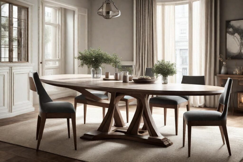 Exploring the Beauty of Oval Dining Tables