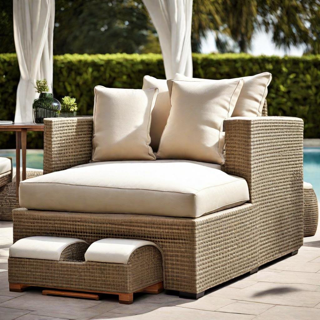 Outdoor Chairs And Ottomans